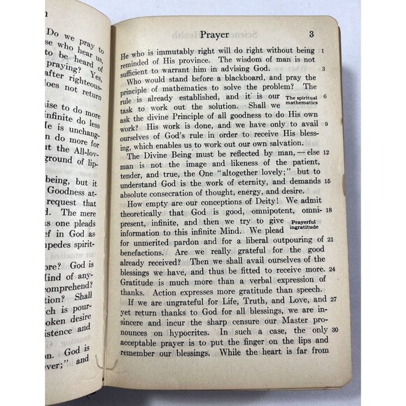 Science and Health Keys to Scripture Mary Baker Eddy Sunday School Vintage 1934 - Picture 9 of 14